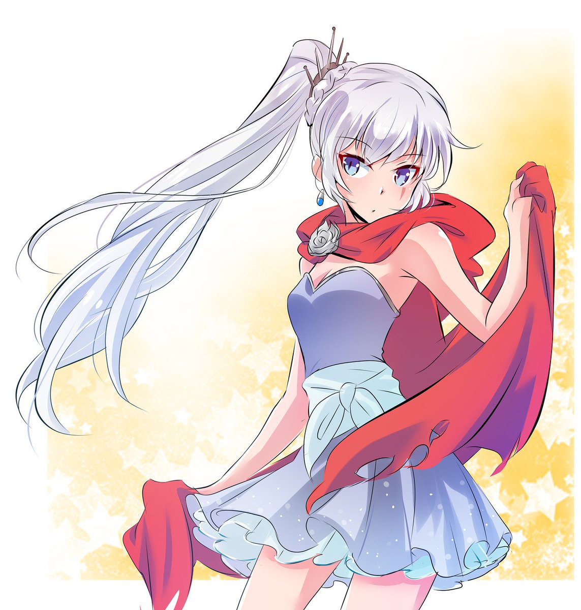 GLYPHTASTIC's tweet photo. ❝Yes, this is Ruby's cloak. Yes, I've "borrowed" it.

And no, I ain't going to give it back. It's mine now.❞ https://t.co/pxdcINAxaW