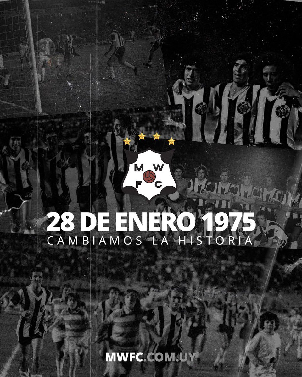Montevideo Wanderers (@mwfc_oficial) on Twitter photo 🙌🏼 A los 95’, al “Trapo” le tocó empujarla y la historia cambió para siempre…
El 28/01/1975 derrotamos de manera agónica 2-1 a Nacional en el Centenario y nos clasificamos a la <a href="/Libertadores/">CONMEBOL Libertadores</a>, siendo el primer equipo en desarrollo en clasificarse tras 15 años de disputa. 🙌🏼 A los 95’, al “Trapo” le tocó empujarla y la historia cambió para siempre…
El 28/01/1975 derrotamos de manera agónica 2-1 a Nacional en el Centenario y nos clasificamos a la <a href="/Libertadores/">CONMEBOL Libertadores</a>, siendo el primer equipo en desarrollo en clasificarse tras 15 años de disputa.