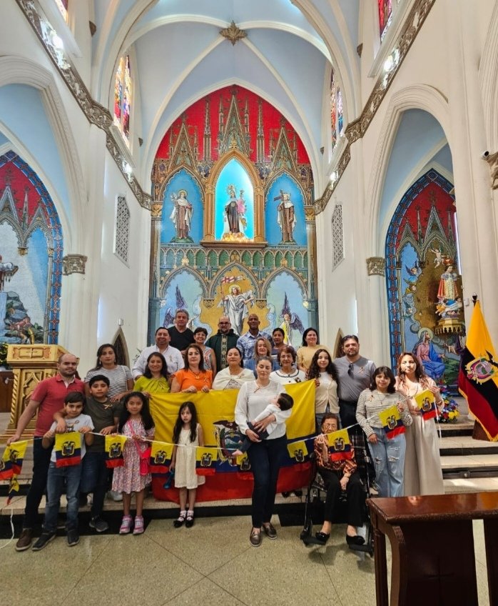 <a href="/CancilleriaEc/">Cancillería del Ecuador 🇪🇨</a> <a href="/EmbajadaEcuPan/">Embajada del Ecuador en Panamá</a> <a href="/ecuatosenpanama/">EcuatorianosenPanamá</a>  Gracias a la Embajada del Ecuador en Panamá y a la señora Ana García por siempre tratar de unir a los Ecuatorianos. Hermosa Misa por el Ecuador.