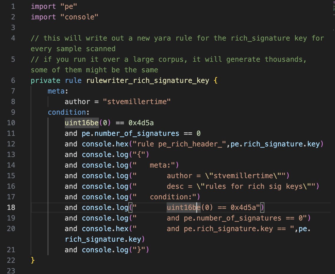 Steve YARA Synapse Miller tweet media