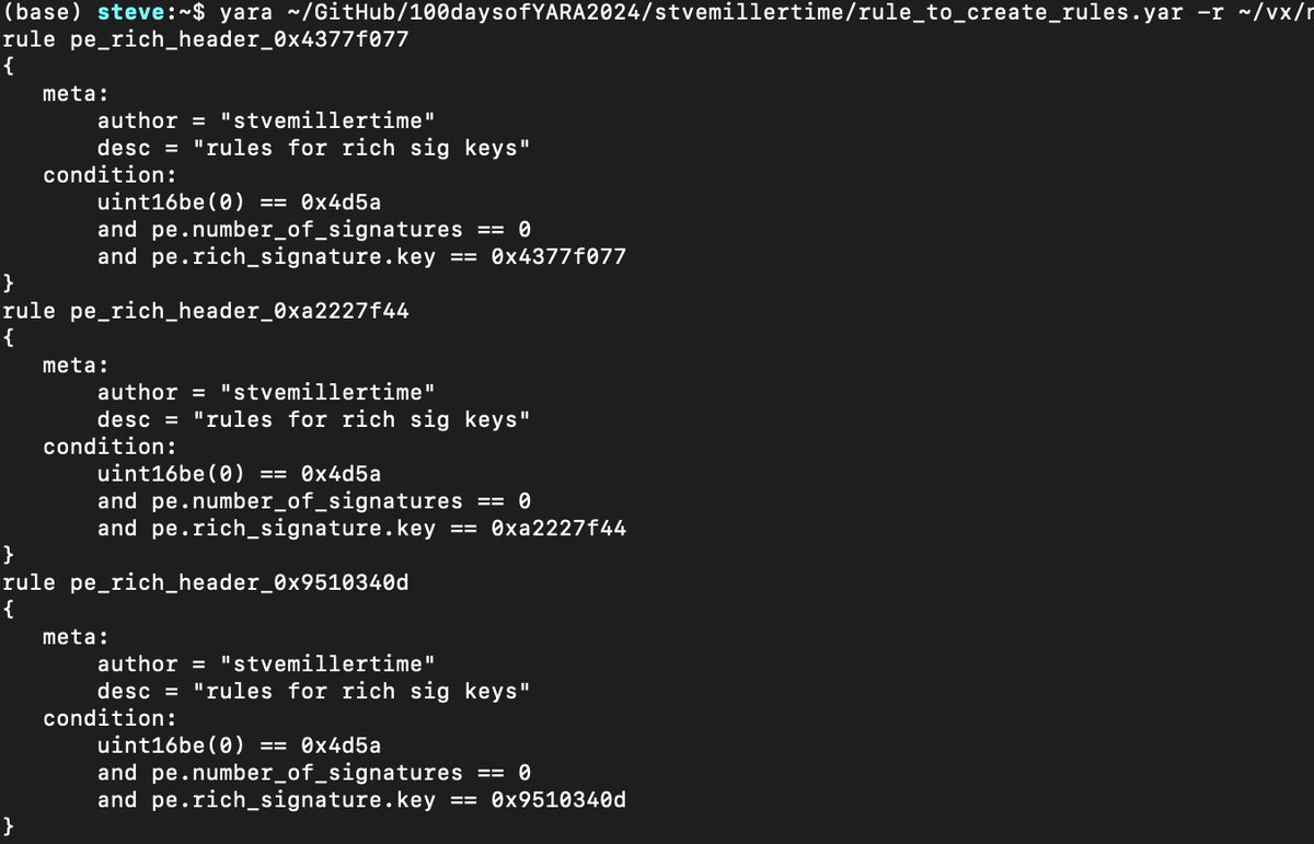 Steve YARA Synapse Miller tweet media
