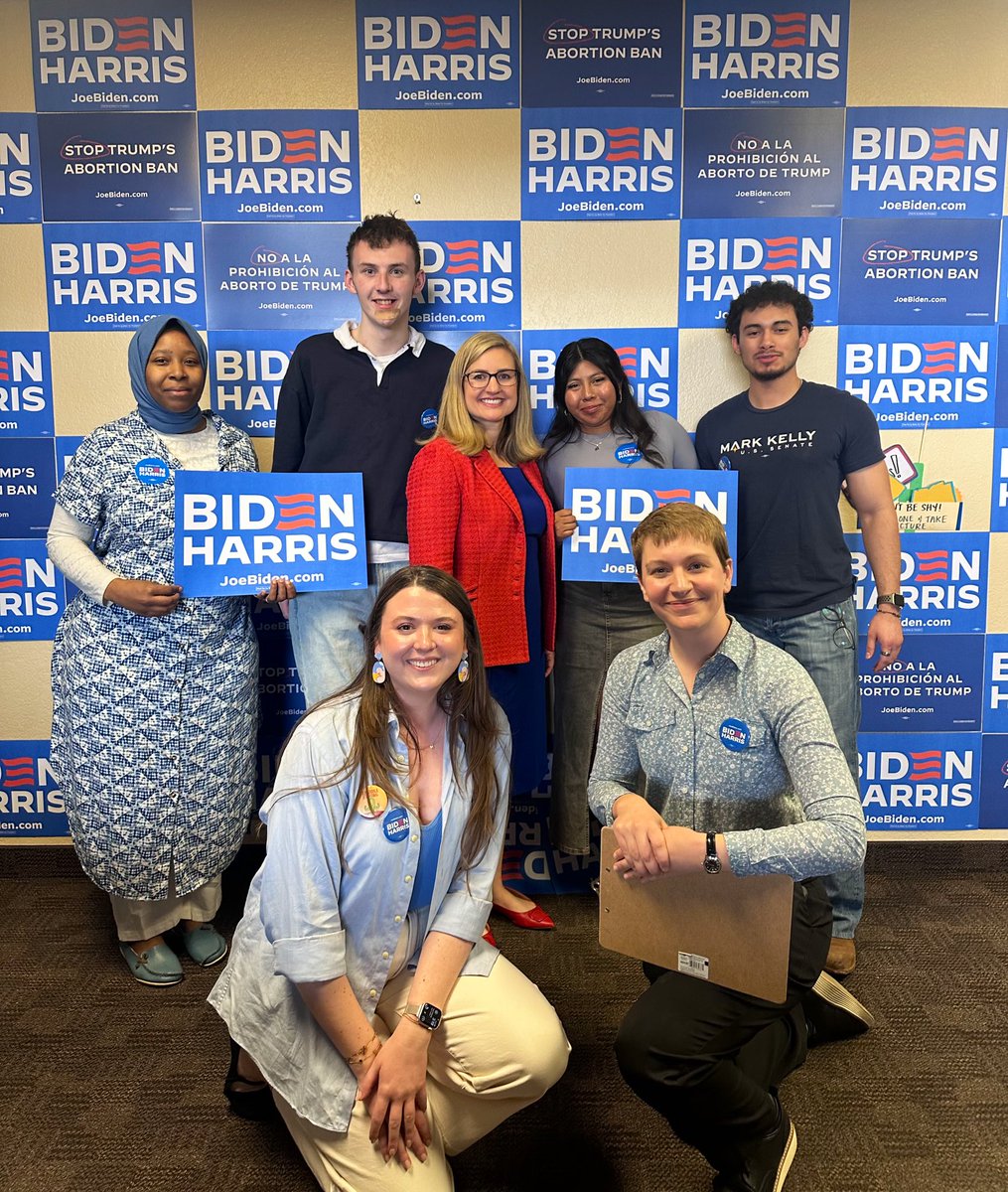 The @azdemparty Midtown office is now officially open and ready to help reelect @JoeBiden & @KamalaHarris!