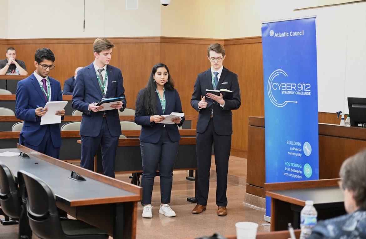 CyberStatecraft's tweet image. And the winner of the 2024 Austin, TX #Cyber912 Strategy Challenge is...

The Duke Phishermen of @DukeU! Congratulations to all our teams, you helped make this the biggest Austin Cyber 9/12 ever!

See you next year @StraussCenter! All eyes on Cyber 9/12 UK now! 👀