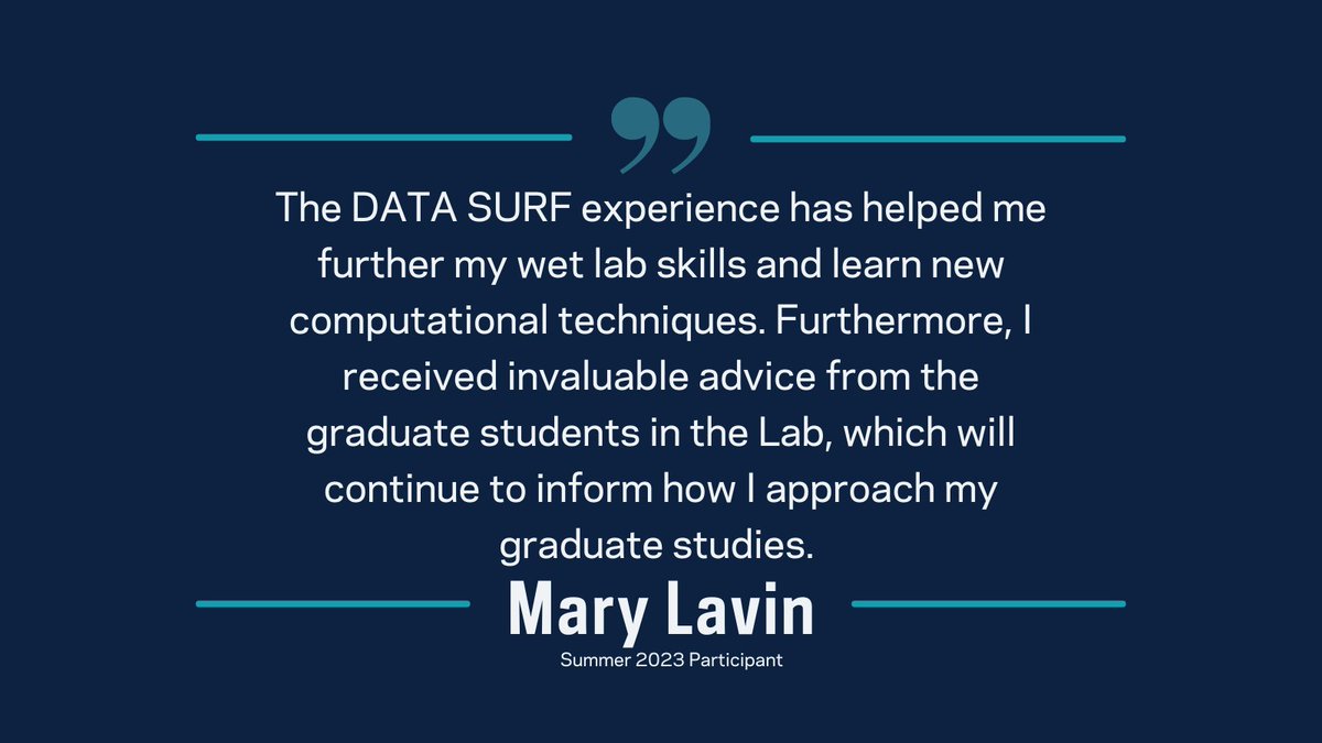 Unlock your potential in the lab and beyond! Hear from Mary about the invaluable skills and advice she gained from the DATA SURF. Don’t miss your opportunity, apply today! Deadline Feb. 1st #UndergraduateResearch #CompChem #DataScience #CareerGrowth 🚀