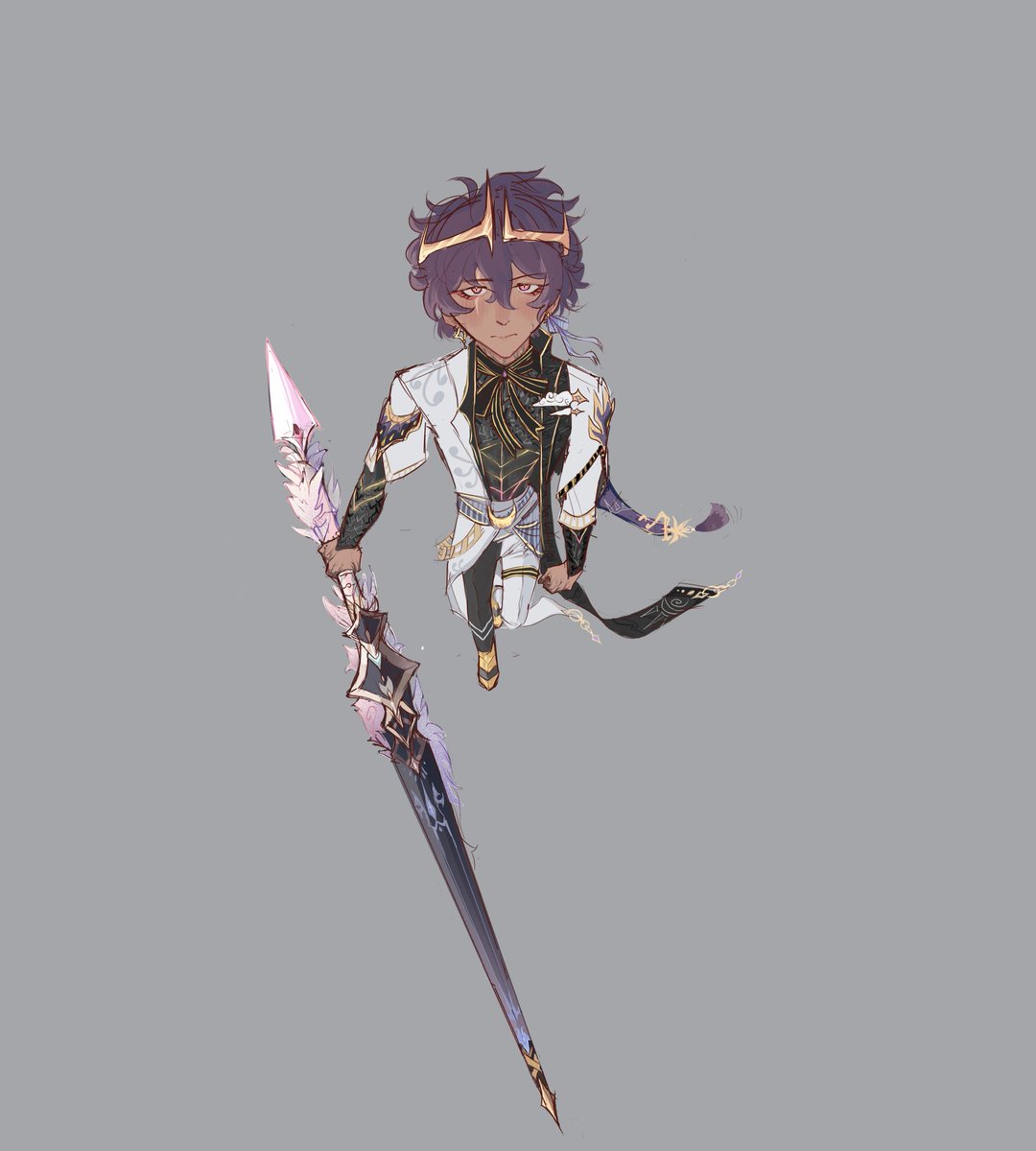 ~Sol
~ Wind
~ Nihility
Planet: Telaila
Occupation: current ruler of hathea.

ANOTHER HSR OC!!!! I’m proud of how this turned out〜
Feel free to ask questions about him!

#HSRoc #hsroc #HonkaiStarRail #artmoots #ArtistsOfTwitter