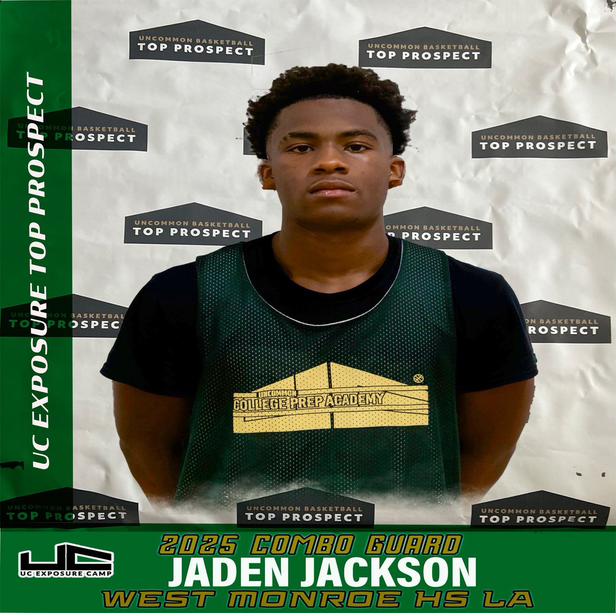 UC_Exposure's tweet photo. Congrats to LA "Top Prospect" @IamJayJackson3 for turning interest into an Offer! That list will continue to Grow #ToughnessMatters #HesTOUGH #D1Alert #Classof2025 @WillLCaldwell @Louisiana_Hoops @Mal_Mundy @OWELA2 https://t.co/bdIVDqBb6c