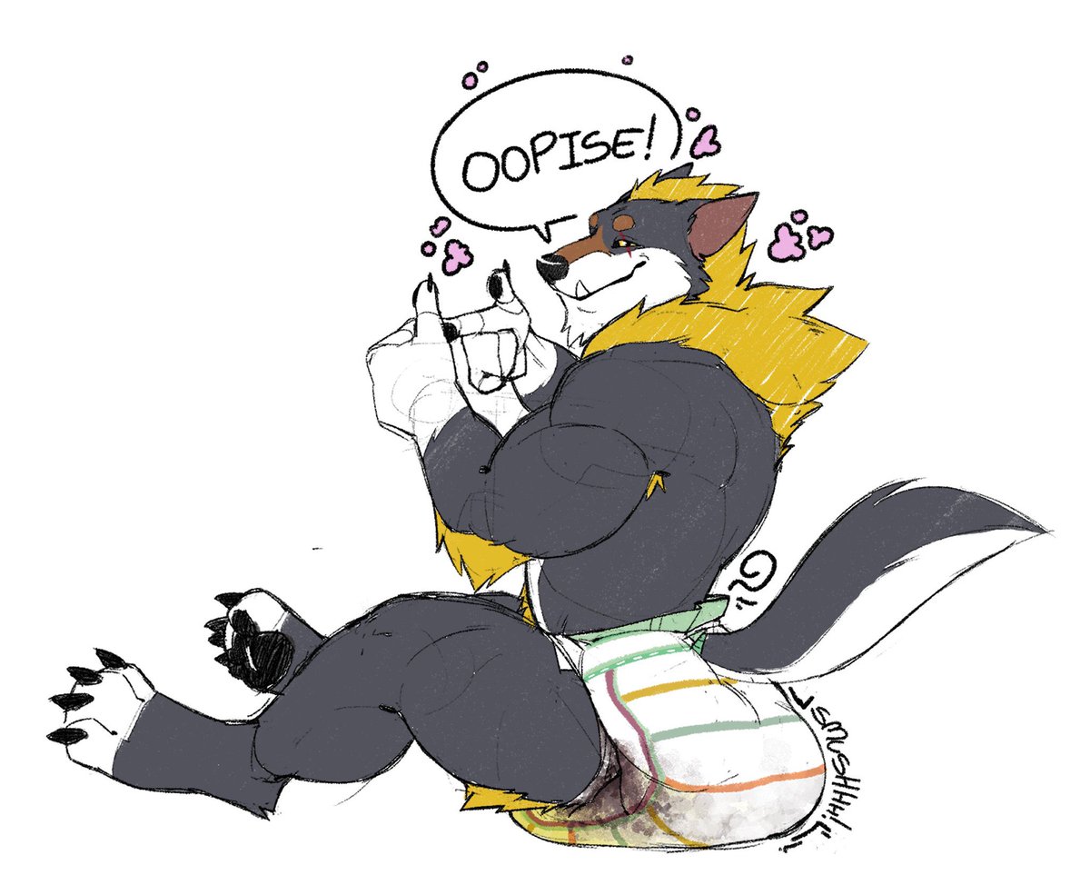 Padded Wolfy (Commissions Open) (@paddedwolfy) on Twitter photo <a href="/xAmoNomAx/">Amon (Close commissions)</a> did a really cute sketch of my sona based of my vrc pics, it looks so good, thank you for the drawing #abdl #diaperfur <a href="/xAmoNomAx/">Amon (Close commissions)</a> did a really cute sketch of my sona based of my vrc pics, it looks so good, thank you for the drawing #abdl #diaperfur