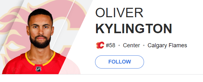 LootSnake's tweet photo. @espn @wyshynski Kylington being listed as a Center is irrationally annoying. On another note it kind of bugs me that his return wasn't a bigger story league wide. https://t.co/OToQmwudOD