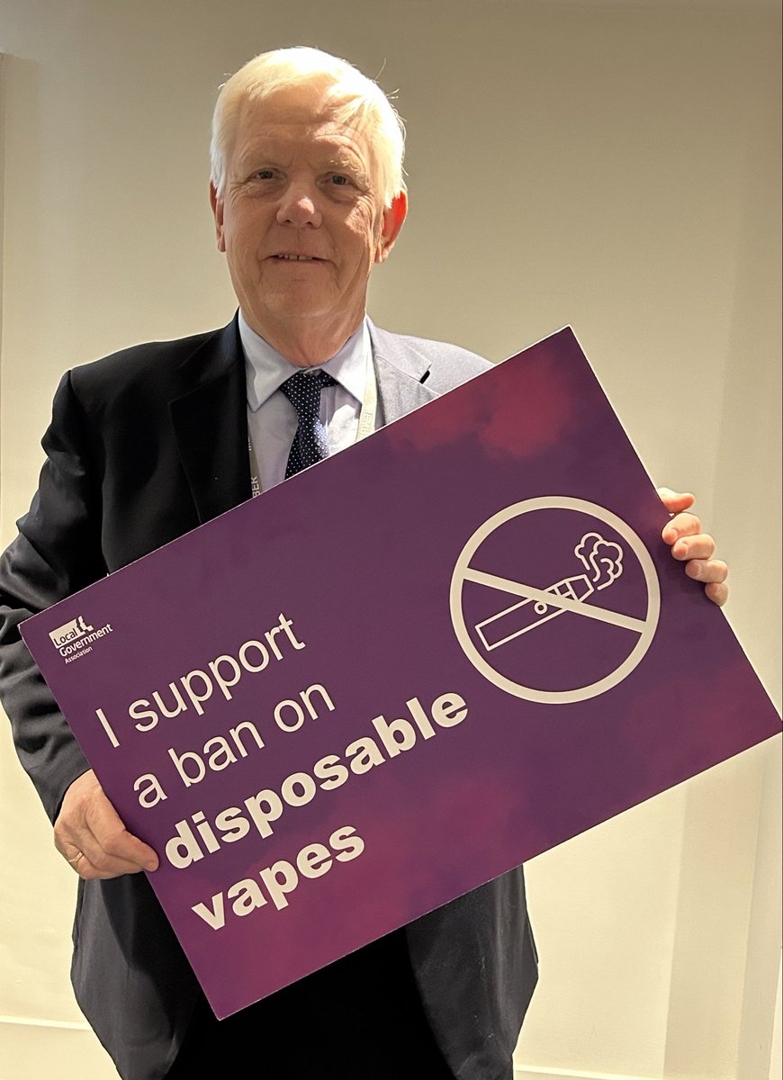 “We’re delighted that the Govt has listened to the longstanding concerns of the LGA and councils and are taking decisive action”. “Disposable vapes are inherently unsustainable products, meaning an outright ban remains the most effective solution” @DJAFothergill