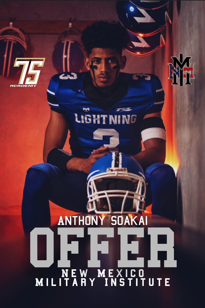 7t5academy (@7t5academy) on Twitter photo Proud To Announce & Congratulations To <a href="/antzz_3/">Anthony Soakai</a> Receiving a Full Scholarship offer From New Mexico Military Institute To Further His Education.
Thank You <a href="/jvaka75/">Coach Jason Vaka</a> <a href="/AotearoaIPP/">AIPP Trust</a>
<a href="/CoachTaufaasau/">Kurt Taufa’asau</a>
#CoachVaka #7T5Academy #7T5Recruit #NZPipeline #AIPPTrust #AIPPNavigators #NMMI Proud To Announce & Congratulations To <a href="/antzz_3/">Anthony Soakai</a> Receiving a Full Scholarship offer From New Mexico Military Institute To Further His Education.
Thank You <a href="/jvaka75/">Coach Jason Vaka</a> <a href="/AotearoaIPP/">AIPP Trust</a>
<a href="/CoachTaufaasau/">Kurt Taufa’asau</a>
#CoachVaka #7T5Academy #7T5Recruit #NZPipeline #AIPPTrust #AIPPNavigators #NMMI