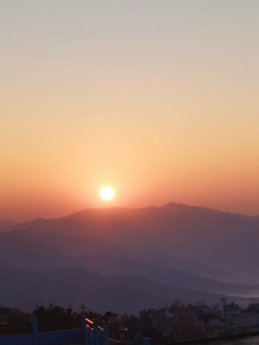 #Himalayan_Peaks at #Palpa!!! 
#Sunrise