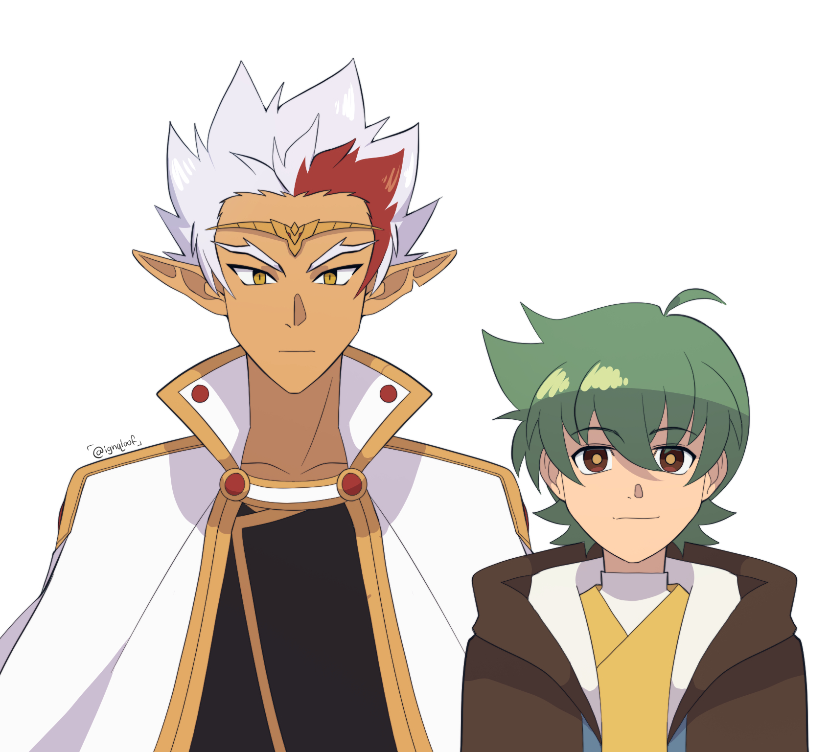 qloof 💚❤ on X: everything circles back to beyblade. anyways rushed doodle  of sort-of frieren AU with ryuga and kenta. i have a vision i promise  t.cokWvjumWb3u  X