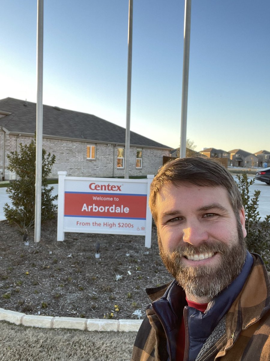 Braving the cold to show my client some new builds at @Centex_Homes in #forneytx 
#knappknowshomes #buyersagent #cold