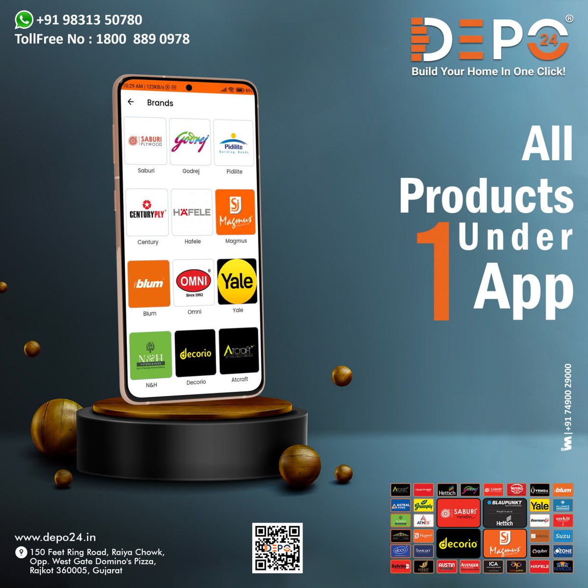 ibais_hardware's tweet photo. DEPO24 (INDIA)
For enquiry via WhatsApp click:
https://t.co/3Td1HiHaID
Mr. Anil Patwari - 98313 50780
Tollfree No. - 1800 889 0978
#hardwarecollection #hardwareindustry #hardwaremanufacturer #hardwareaccessories #hardwareapplications #luxuryproducts
.
@ibais_hardware https://t.co/BSfMl7DoGj