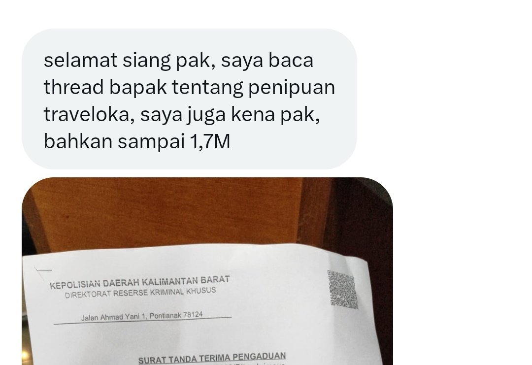 Tolong sebarin lagi info ini.

Please jangan percaya apapun dengan iming2  komisi cuma modal ikutan misi  tertentu. Penipu pake nama brand gede biar pada percaya.

Sedih bgt sejak up kasus penipuan ini banyak bgt yg DM jadi korbannya, yg paling gede kena sampe 1,7 M 😭
