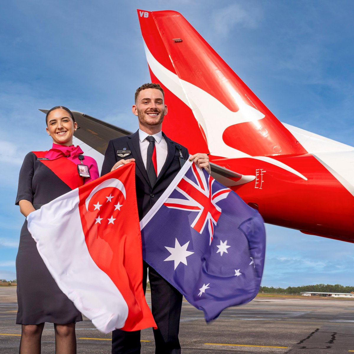 We are excited to announce the launch our second international route from Darwin, with direct flights to Singapore. The new service will offer Qantas customers in Darwin a seamless connection to London saving around five hours in flying time by no longer having to fly via other