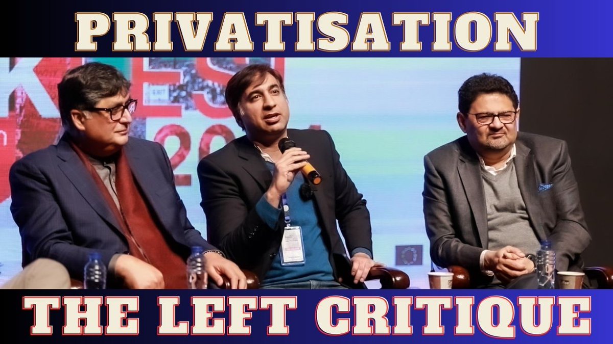 Taimur_Laal's tweet photo. Dr. Taimur Rahman responses to neoliberal arguments regarding privatisation.
The complete debate will be uploaded by #ThinkFest2024
click the link to watch: https://t.co/CUnWPFF0F1 https://t.co/c2JmDFj4GF