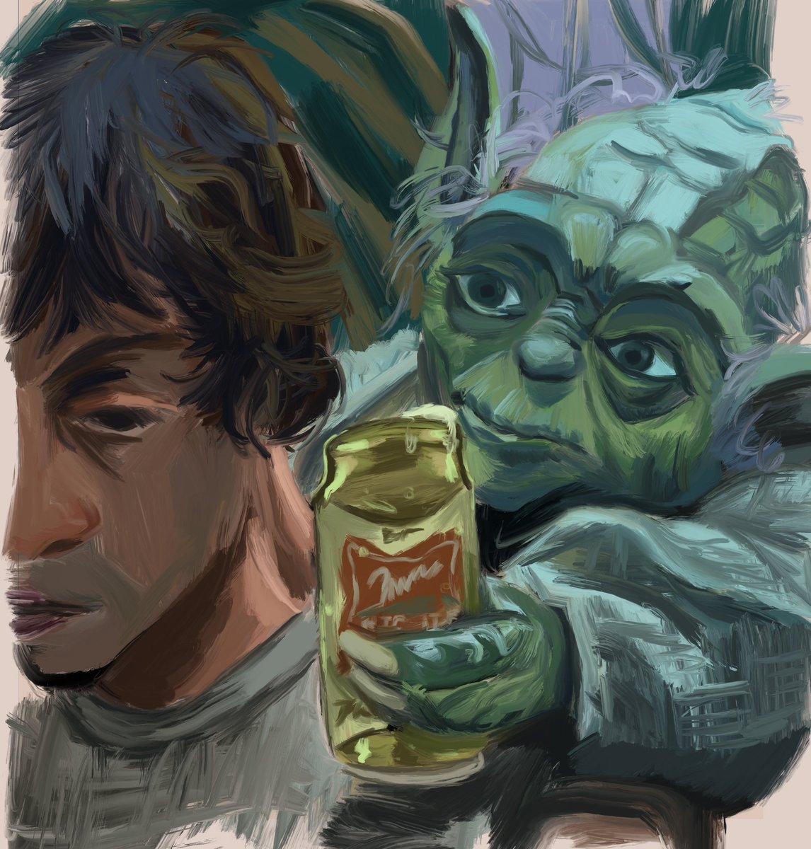 Champagne of beer, it is, young Skywalker.