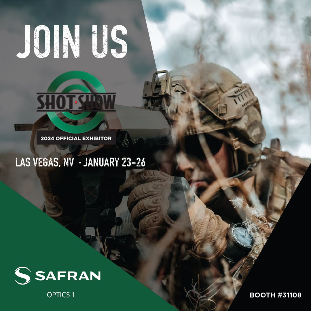 The countdown is on! T-minus 7 days until #SHOTShow24 in Las Vegas, Nevada. Join @SafranElecDef co. #Optics1 at booth #31108!