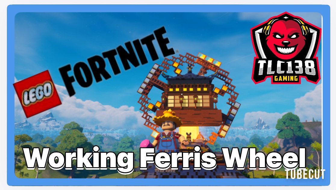 TLC_138's tweet photo. Okay here is the first version of my  @LEGOFortnite  Ferris wheel build. Much better one coming with working carts. Link to video below. Please share if you like what I have going on! @CaseOh__  @FortniteGame #legobuilds 

https://t.co/OwXj9yrSAG https://t.co/sEyL3Aeriu