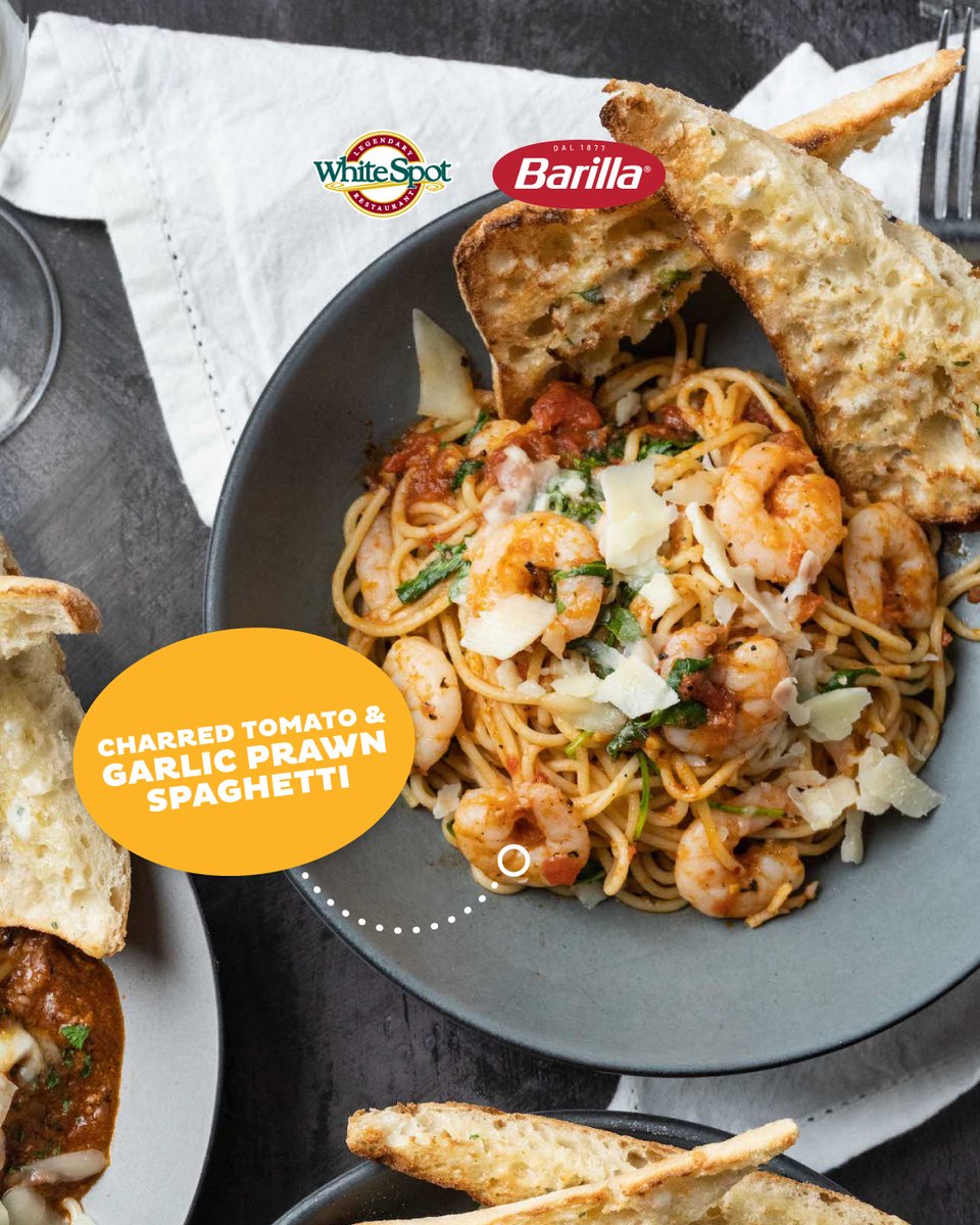 Twist, taste, smile, repeat! 🍝 

Indulge in the deliciousness of our pasta dishes made with premium <a href="/Barilla/">Barilla</a> pasta.

Available for dine-in, takeout, and delivery.

#WhiteSpot #BCsOwn #TheSpotForEveryone #GreatFoodConnectsUsAll #VancouverFoodie #BarillaPasta #BarillaCanada