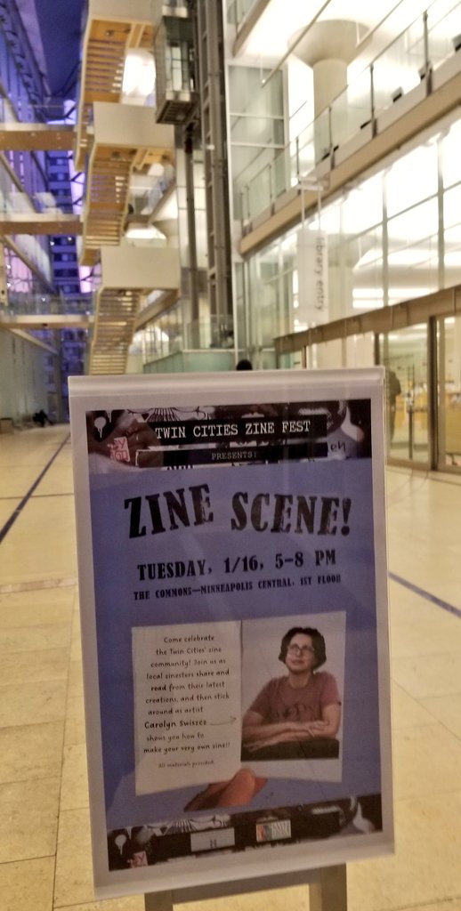 TCZineFest's tweet photo. Photos from tonight's zine reading at @hclib! https://t.co/NWYtqOJUkF https://t.co/xz9L8l8R4Y