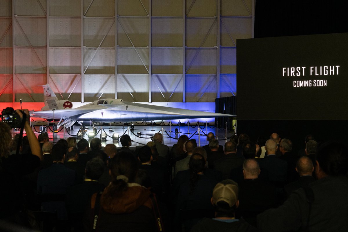 Jim Free (@jimfree) on Twitter photo Unveiling <a href="/NASAaero/">NASA Aeronautics</a>'s X-59 experimental supersonic aircraft was a great start in my new role as Associate Administrator!
Thank you to the brilliant minds at <a href="/NASA/">NASA</a> and <a href="/LockheedMartin/">Lockheed Martin</a> who persevered to make it a reality; I look forward to first flight.
nasa.gov/mission/quesst/ Unveiling <a href="/NASAaero/">NASA Aeronautics</a>'s X-59 experimental supersonic aircraft was a great start in my new role as Associate Administrator!
Thank you to the brilliant minds at <a href="/NASA/">NASA</a> and <a href="/LockheedMartin/">Lockheed Martin</a> who persevered to make it a reality; I look forward to first flight.
nasa.gov/mission/quesst/