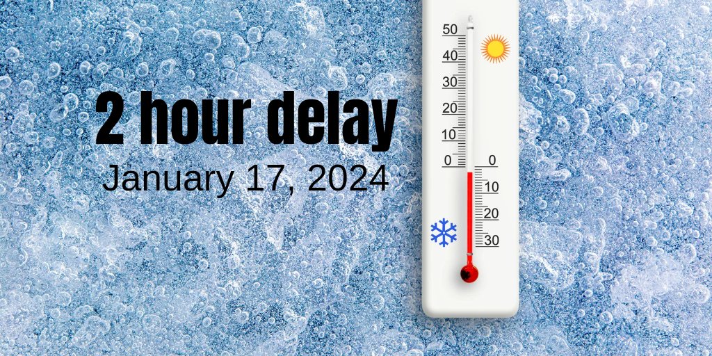 WCS will be on a 2 hour delay for Wednesday, 1/17/24. Stay warm out there!