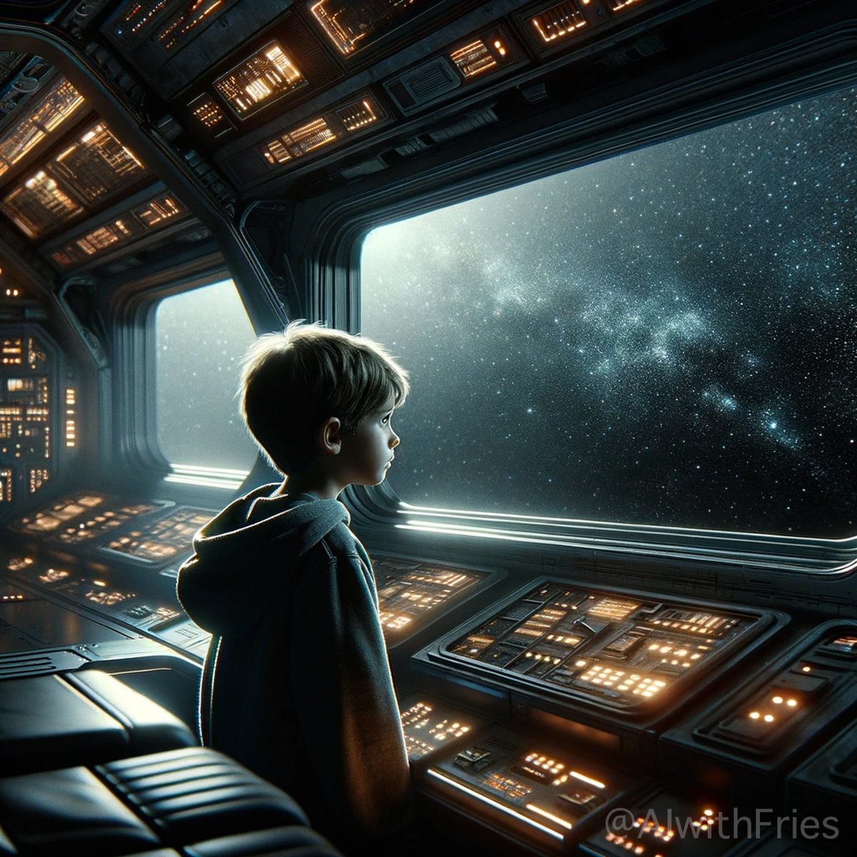 Leaving My Friends Behind

Sometimes, the path to new horizons comes with a bittersweet taste. 

#NewBeginnings #SpaceAdventure #MissYouFriends #IntoTheGalaxy #SpaceVoyage #CosmicJourney #StellarViews  #artwork #aiart #aiartists