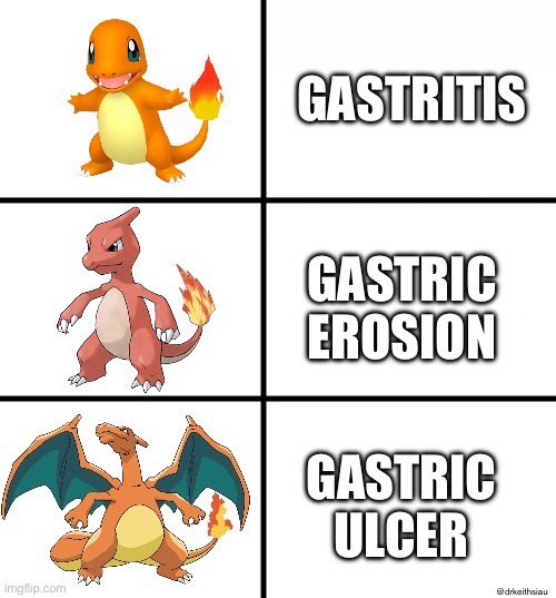 Evolution of gastritis 🔥😅