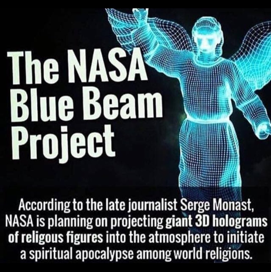 @dom_lucre Whenever 'they' start talking about aliens and 'Inter Dimensional Entities', be on the lookout for #ProjectBlueBeam.