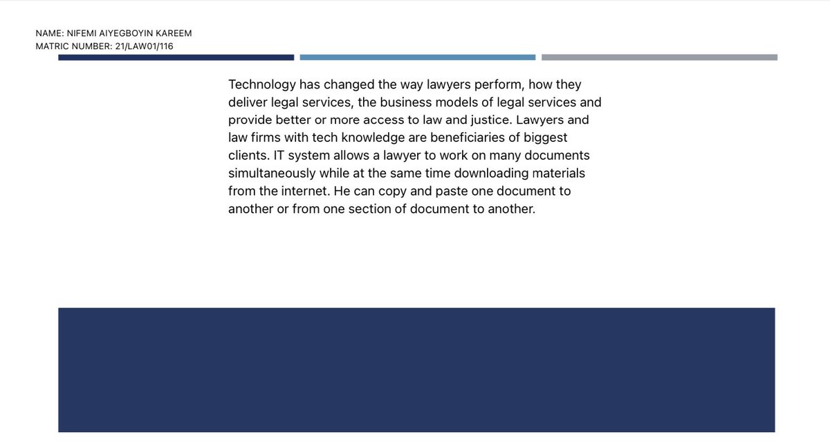 nifekareem's tweet photo. #ComputerLaw #ABUAD #ifebamidele @ifebamidele https://t.co/0GGnUZ0fmA
