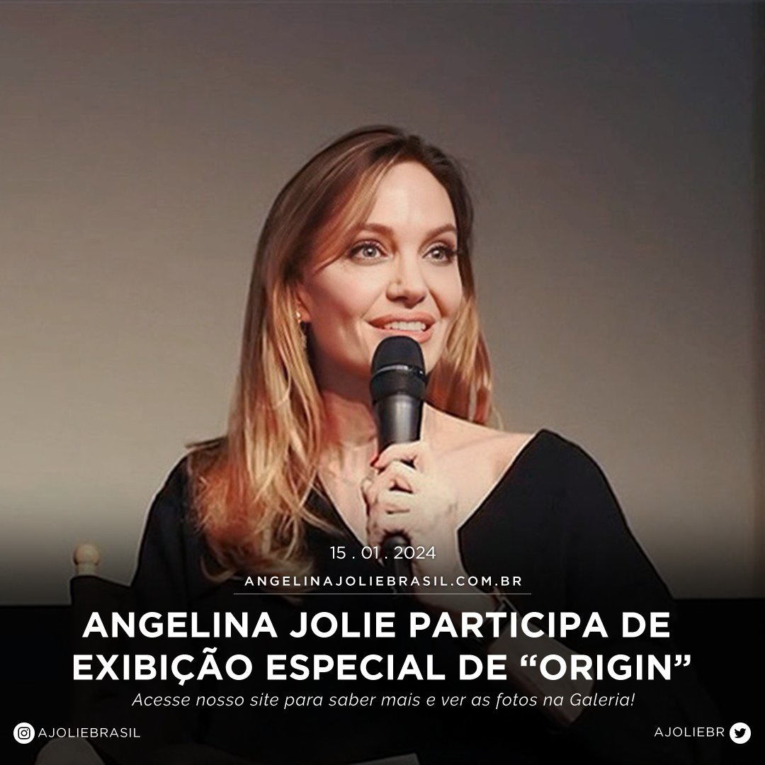 🆕🆙🆕🆙 #AngelinaJolie participa de Exibição Especial do filme #Origin em Los Angeles. Visite nosso website para saber mais e ver as fotos na Galeria! ➡ bit.ly/48BrCCD

📷 #AunjanueEllisTaylor #AvaDuVernay #Events #Film #Jolie #Movie #New #News #OriginMovie #Screening