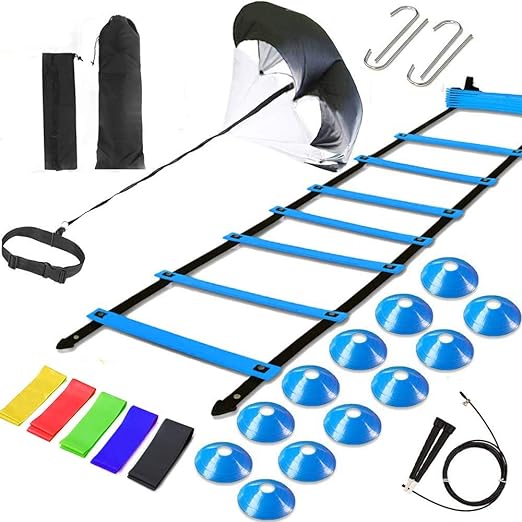 LelSports's tweet image. Elevate your sports training with the Speed and Agility Training Set! 🏃‍♂️💨 Boost your performance and skills with resistance and agility gear. Click the link below to purchase!

amzn.to/3U5tL58

#Ad #SpeedTraining #AgilityWorkout #SportsGear #TrainingEssentials #Fitness