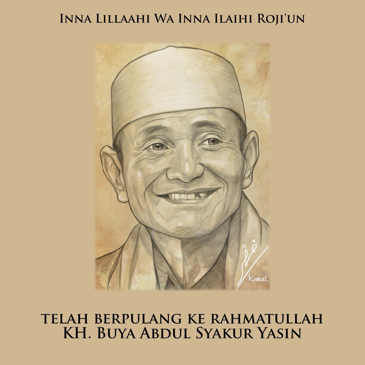 Fihrilkamal's tweet photo. Inna lillahi Wa Inna Ilaiahi Roji'un, telah berpulang ke rahmatullah, Buya KH. Abdul Syakir Yasin. Selamat jalan Buya, semoga diterima segala amal ibadah dan diampuni segala kekhilafan njenengan. Lahu Al-Fatihah... https://t.co/wkBsl4JZjd