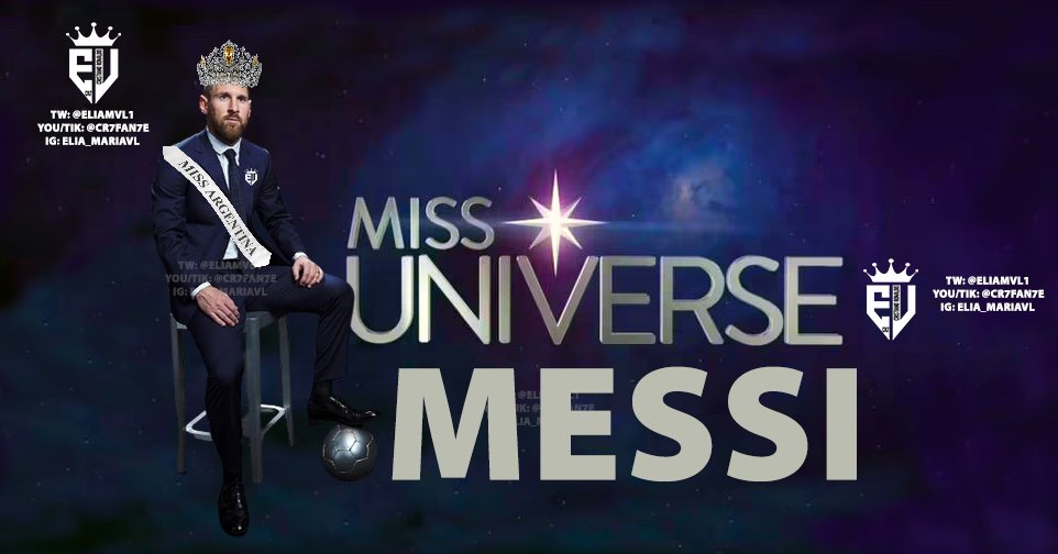 🚨Ultima hora Messi gana Miss Universo 2024 👑 se coronó como rey de Miss Universo 2024, convirtiéndose en el segundo argentino en conseguir la corona después de Norma Beatriz Nolan

#TheBestFIFA #Messi #FIFATheBest #Sinverguenzas #futbol #corrupción #InterMiamiCF