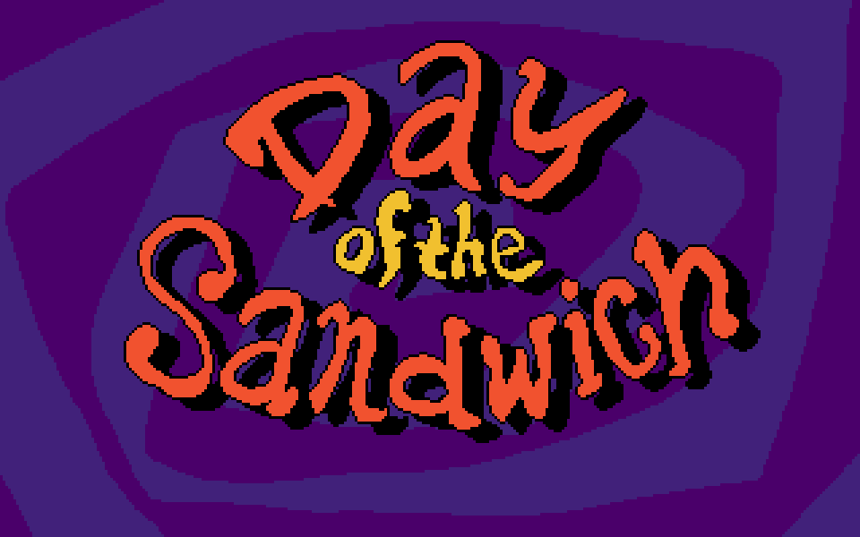 Day of the Sandwich is here! I recently posted about my tiny adventure game project.
It's ready for you to play in your browser: fractalmindmike.itch.io/dots
Inspired by visuals of Lucas Arts classics Day of the Tentacle + Sam &amp; Max. It's very short and fun
Thanks for any RTs
#gamedev