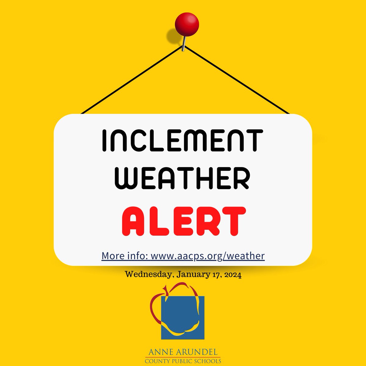 AACPS tweet media
