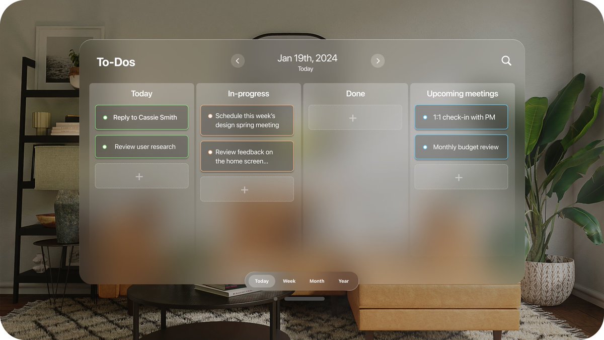 AngelineNeo3's tweet image. Sharing my first Spatial UI design: A to-do tracker!🚀✨
What are your thoughts? Any feedback is welcome!
#SpatialUI #UIDesign #DesignFeedback #UX #UserInterface #DesignCommunity #DigitalDesign #CreativeProcess