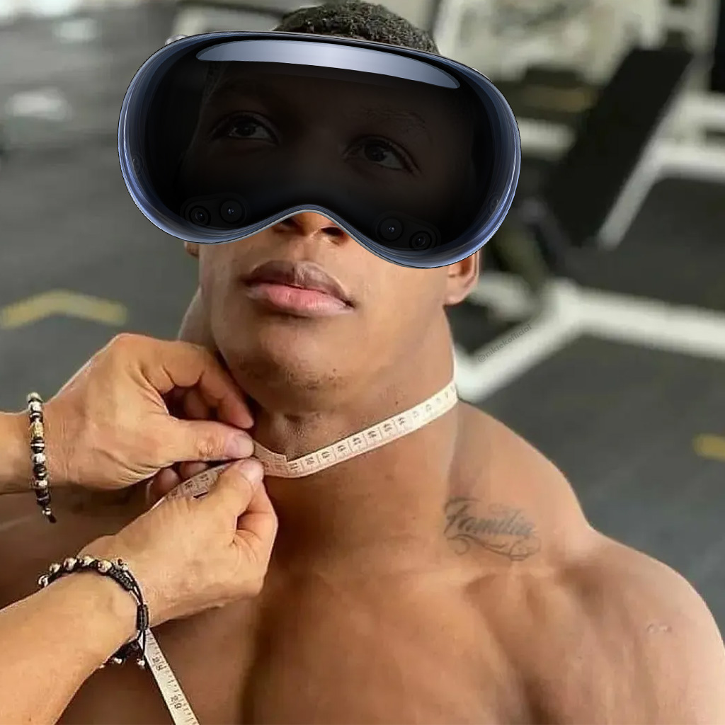 NikTek's tweet photo. @MKBHD Me 2 weeks after using The Apple Vision Pro https://t.co/PjN7x5HePM