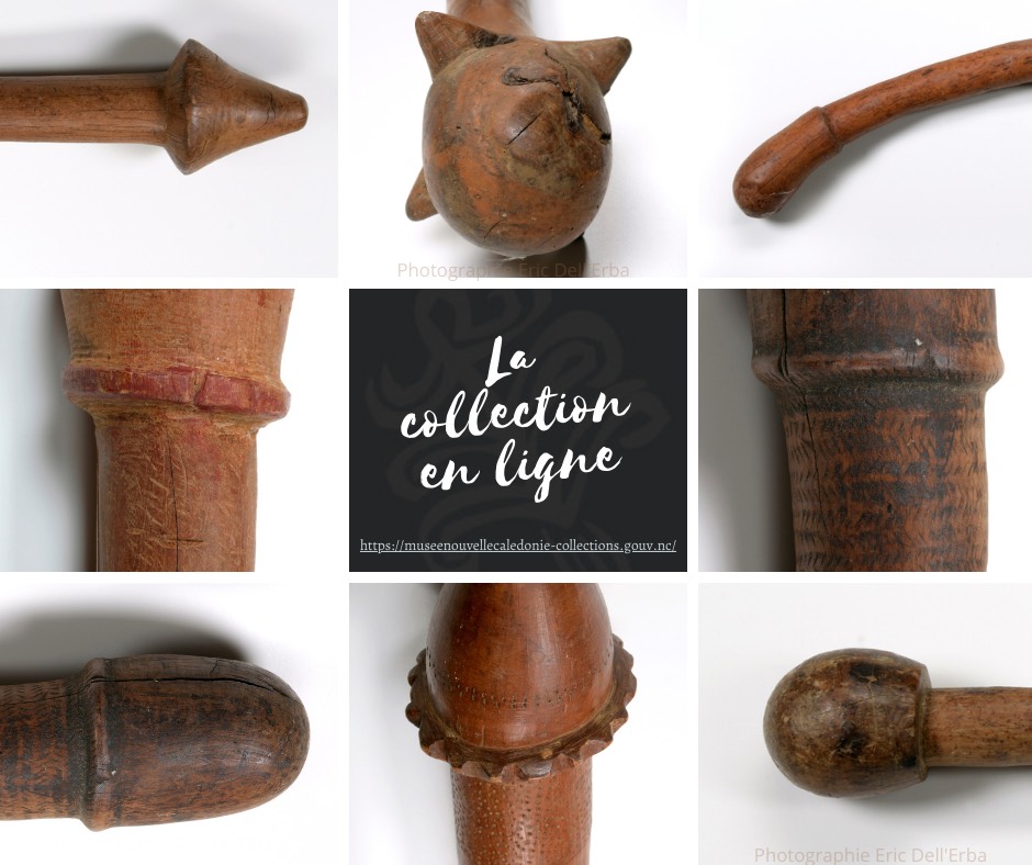 MuseedeNC's tweet photo. Nouvelles mises en ligne sur la base du #MuseedeNC : Des massues dites "phalliques" #kanak #NouvelleCalédonie qui bénéficient de magnifiques détails photographiques. A retrouver dans la collection kanak de la base de données (1225 fiches à ce jour): https://t.co/CLNldUCkuy https://t.co/Hzr4meiICX