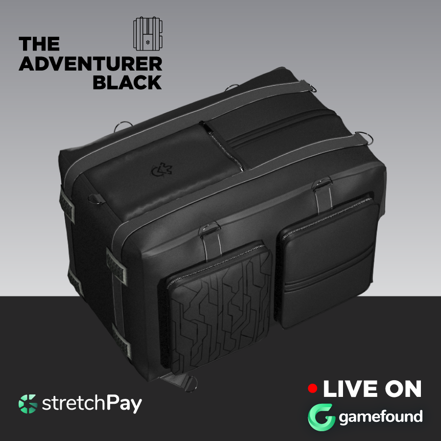 The Adventurer Black - Limited Edition!!!

Available now on Gamefound 🟢

Check the link 👉 bit.ly/bgessentiallat… ✨

#boardgames #boardgamesbags #boardgamer #boardgamegeek #gamefound #gamefoundcampaign #bgg #crowdfunding #kickstarter #kickstartercardgames #fundedks