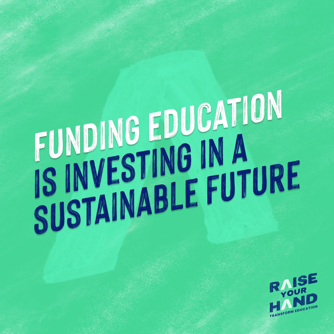 No funding, no education, no future.

Building an equitable and sustainable future needs well-funded education systems that leave no child behind.

#FundEducation