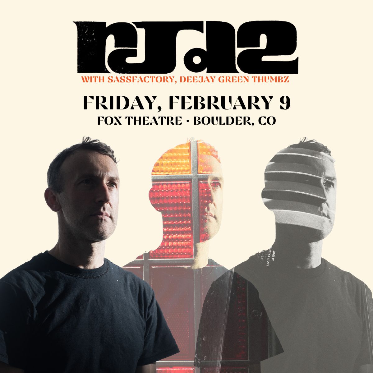 Fox Theatre (@foxtheatreco) on Twitter photo We’re pumped to announce that Sassfactory & deejay Green Thumbz will be opening for versatile producer <a href="/rjd2/">RJD2</a> at the Fox Theatre on Friday, February 9th!
🎟️ ~ loom.ly/Pzcwtv0
Sponsored by <a href="/KGNU/">KGNU Community Radio</a>. | Presented by <a href="/denverwestword/">Denver Westword</a> & <a href="/RoosterMagazine/">RoosterMagazine⁉️</a>. We’re pumped to announce that Sassfactory & deejay Green Thumbz will be opening for versatile producer <a href="/rjd2/">RJD2</a> at the Fox Theatre on Friday, February 9th!
🎟️ ~ loom.ly/Pzcwtv0
Sponsored by <a href="/KGNU/">KGNU Community Radio</a>. | Presented by <a href="/denverwestword/">Denver Westword</a> & <a href="/RoosterMagazine/">RoosterMagazine⁉️</a>.
