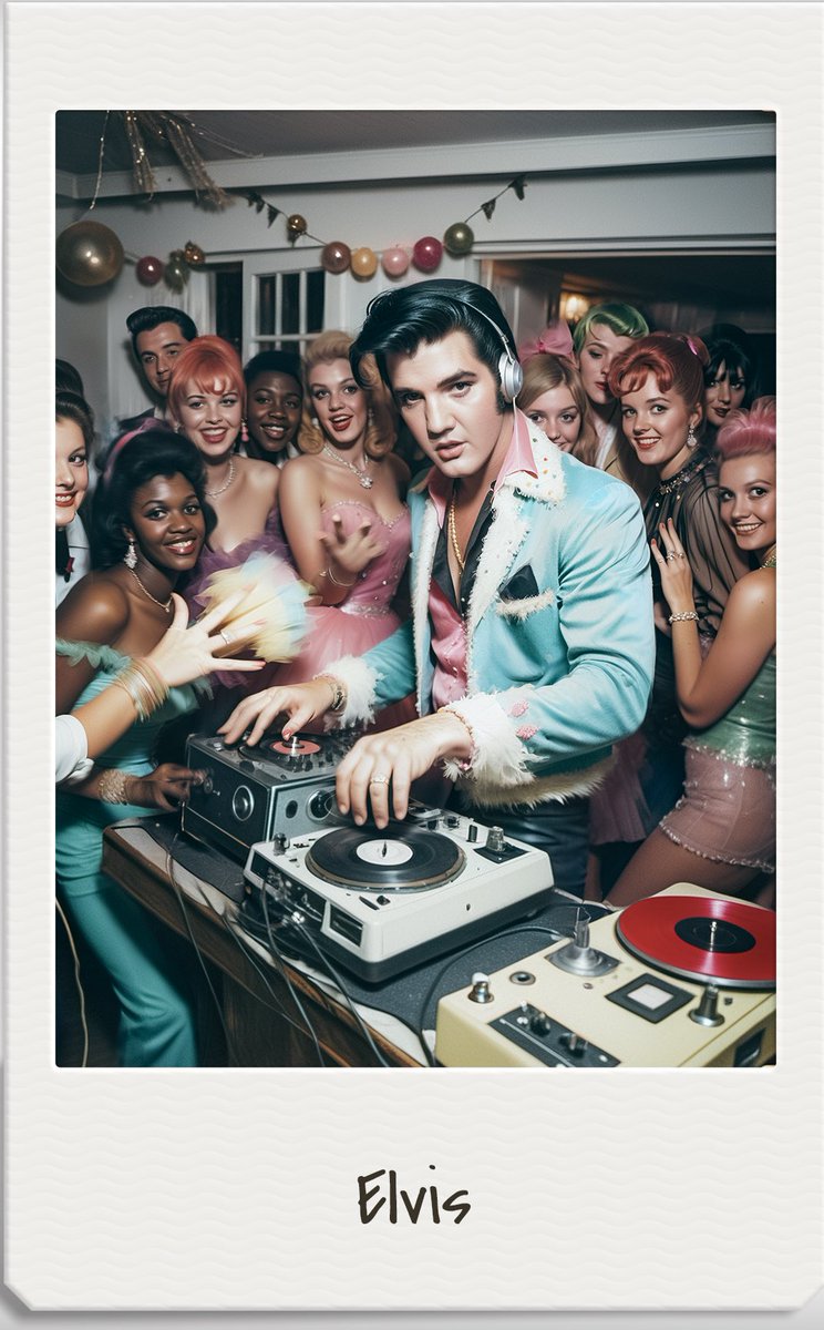 djenerates's tweet photo. These are some AI renders from a 70s icon series we recently published. To see the whole collection hit our IG.
#dj #elvis #retrodj $KLUB #djen https://t.co/TTwxqmwLFD