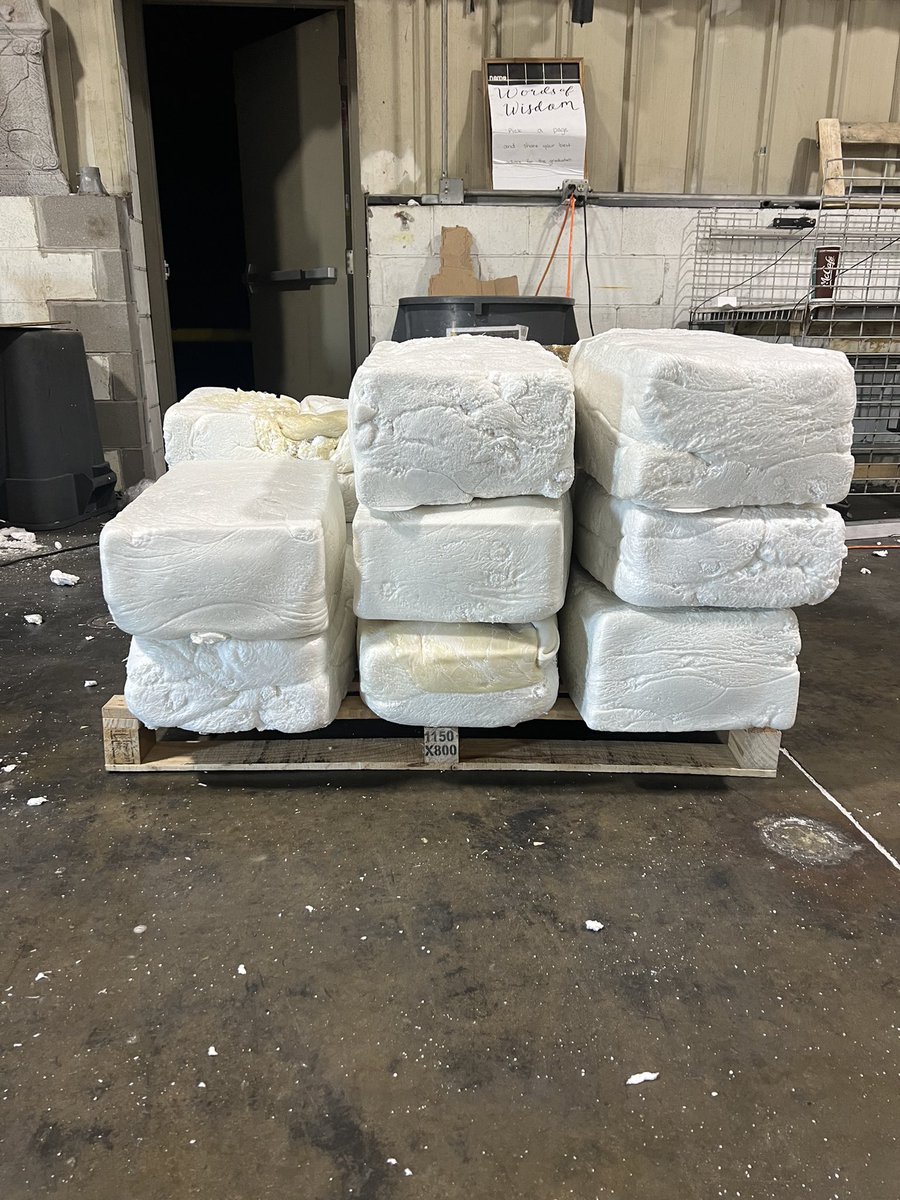 EcoDevelopment3's tweet image. In the month of December, #Eco processed over 100,000 pounds of #EPS at its Mason, Ohio processing plant. #Cincinnati #styrofoam #recycling