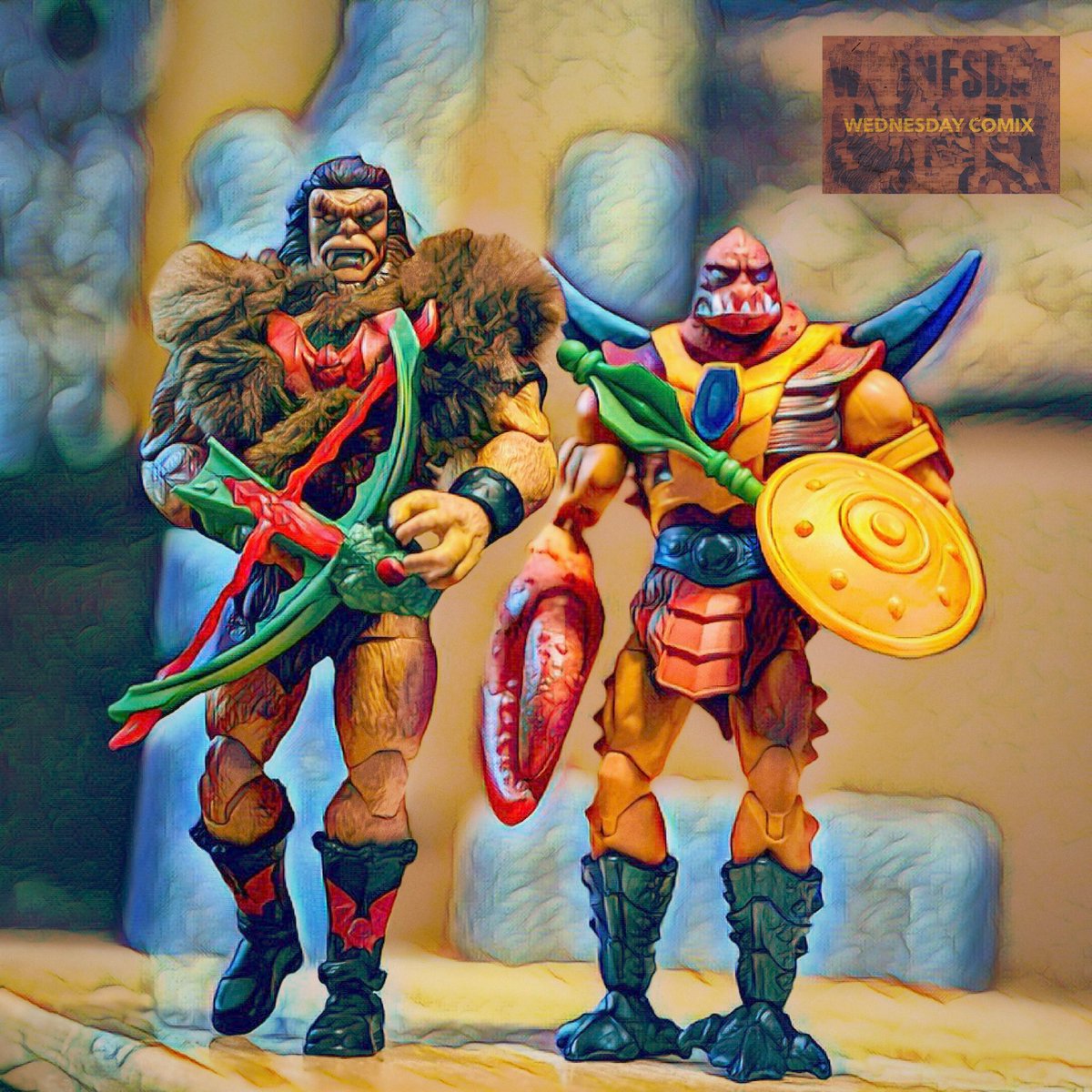 WednesdayComix's tweet photo. Cool thing @ photo editing tools is I can use them after snapping my own photos. I shot this w/ my phone &amp; a filter app. Tech has gotten so good

A.I. algorithms take digital photography away. One doesn’t even have to own toys in the photo. A.I. is a bad deal #ActionFigureOneShot https://t.co/nshFZfIJ7Z