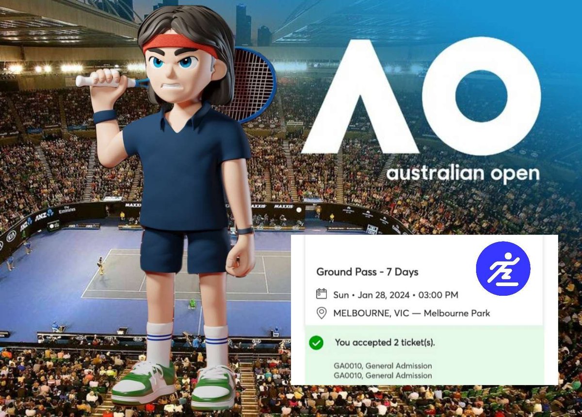 TheAthleticPro's tweet photo. 🎾We are now half way through our @AustralianOpen week 1 campaign! 🎾

We have just released our 2nd Prediction Contest! Be sure to check out our Discord server and participate for your chance to win 2x @AustralianOpen Ground Passes for next week! 🎉🎉🎉 https://t.co/xY2P9pdaQk
