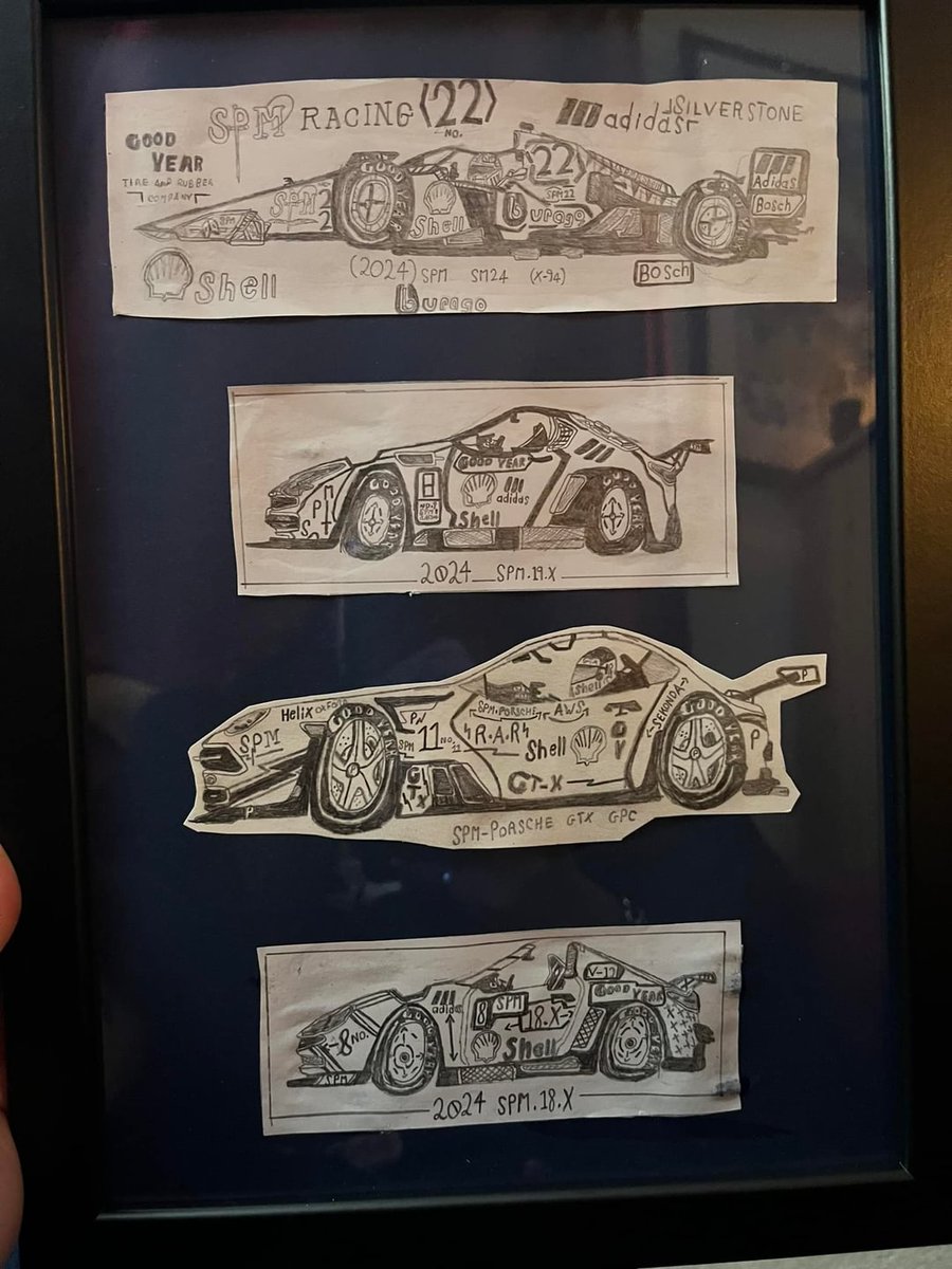 Our friends son Sid only 11 but he definitely wants to be a designer. What do you guys think!  <a href="/TotoWolff_/">Toto Wolff</a> <a href="/MercedesAMGF1/">Mercedes-AMG PETRONAS F1 Team</a> #Formula1 #racingcar #Designers