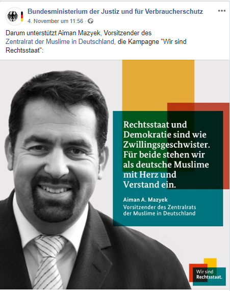 MollersPaul's tweet photo. @liyungothoni Bei Aiman Mazyek, der seit Jahren als Vorsitzender des Zentralrats der Muslime Islamisten verschiedener Farben vereint(e) .. Graue Wölfe, Muslimbrüder, Mullah-Freunde .. kam man nie auf den Gedanken.
😀
#Bananenrepublik #Qatarandfriends
#Höcke #AfD #Grundrechte https://t.co/IWJszY4e43